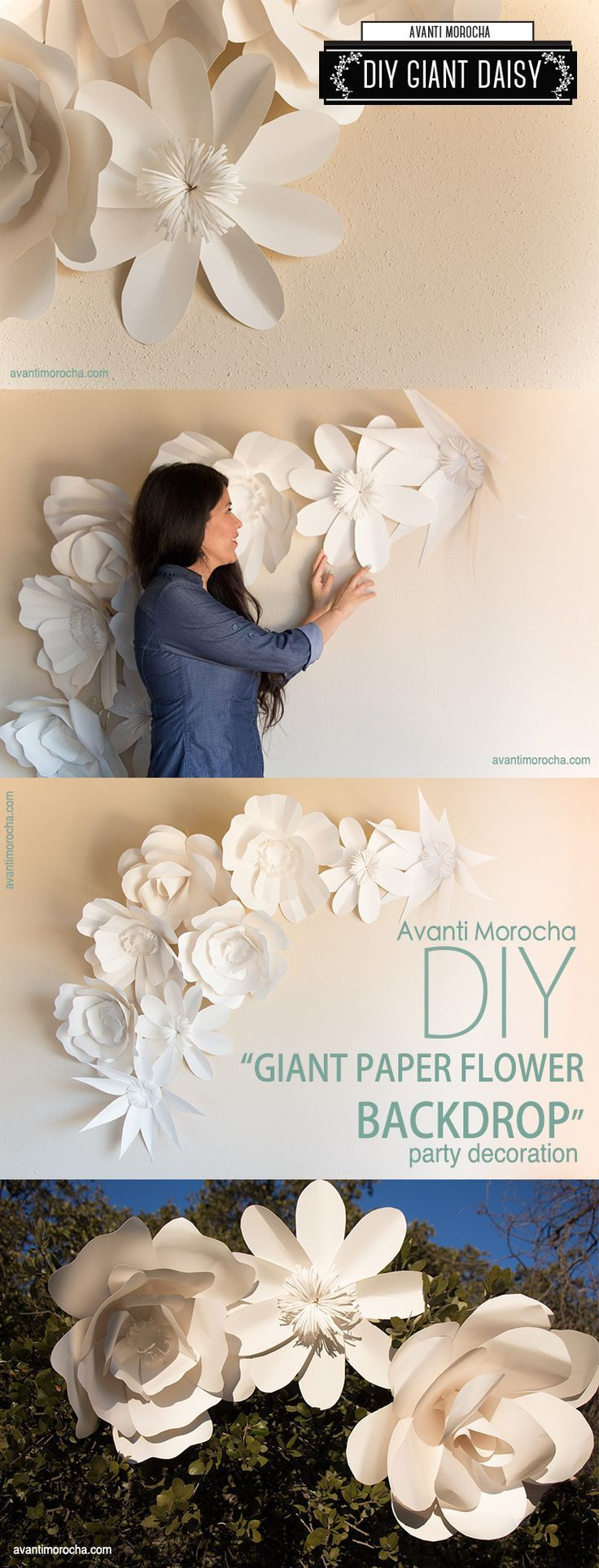Best ideas about DIY Wedding Videography
. Save or Pin DIY " Giant Paper Flower Backdrop" Weddings event decor Now.