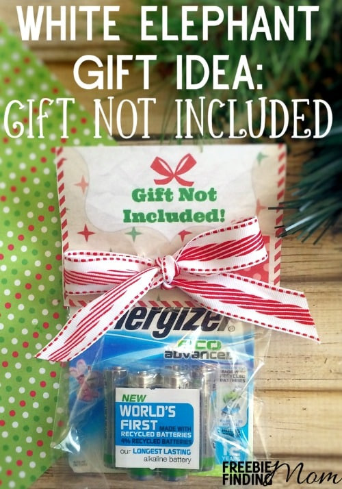 Best ideas about DIY White Elephant Gift Ideas
. Save or Pin White Elephant Gift Idea Gift Not Included Now.