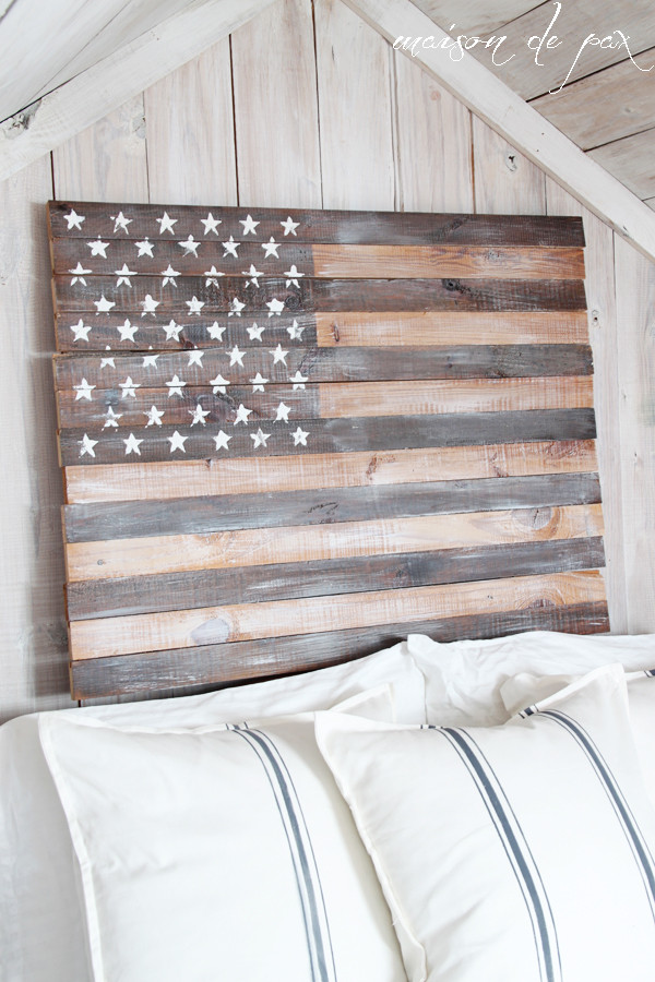 Best ideas about DIY Wood American Flag
. Save or Pin DIY Planked American Flag Maison de Pax Now.