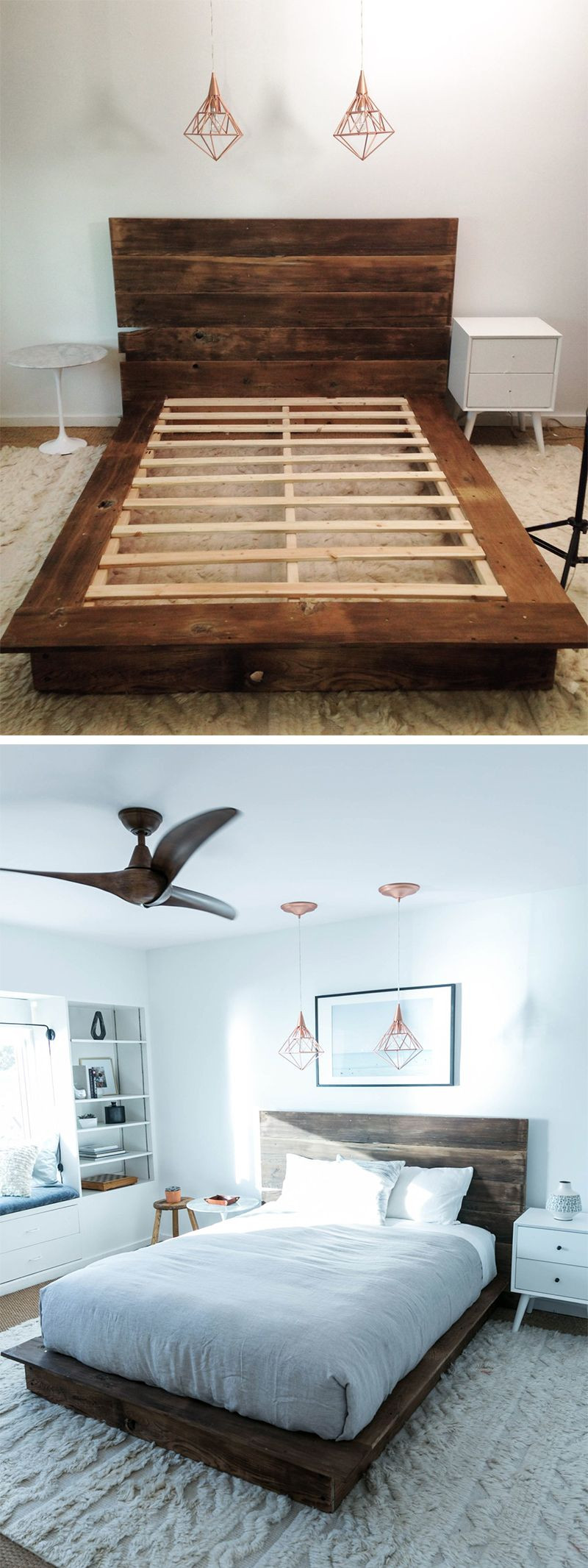 Best ideas about DIY Wood Bed
. Save or Pin DIY Reclaimed Wood Platform Bed Now.