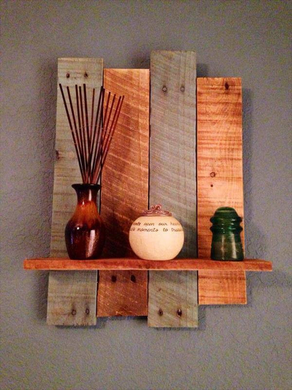 Best ideas about DIY Wood Decoration
. Save or Pin DIY Rustic Pallet Wall Shelf Now.