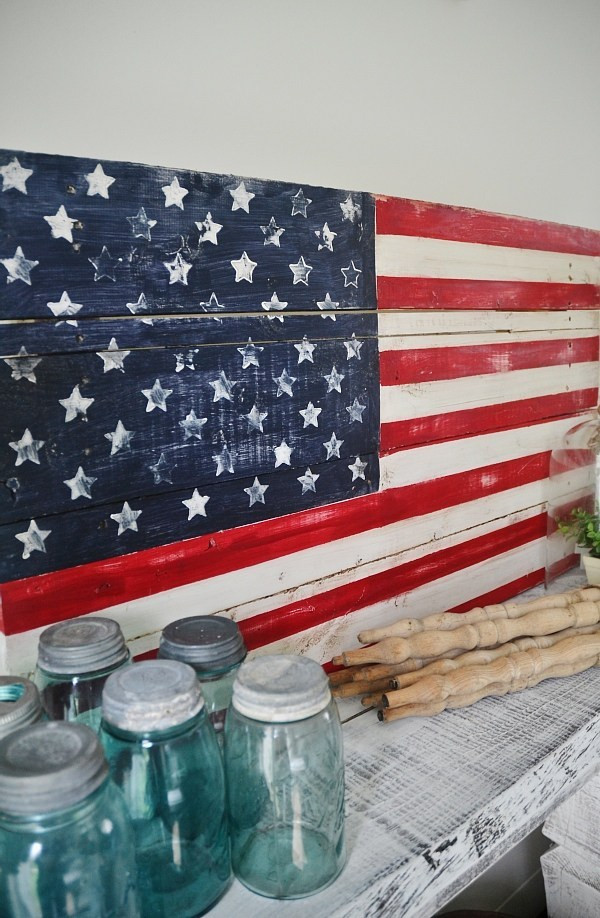 Best ideas about DIY Wood Flag
. Save or Pin DIY Wood Pallet American Flag Now.