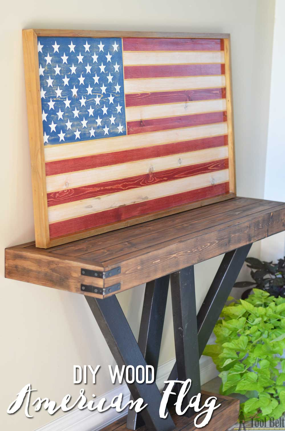 Best ideas about DIY Wood Flag
. Save or Pin DIY Patriotic Wood Flag Her Tool Belt Now.