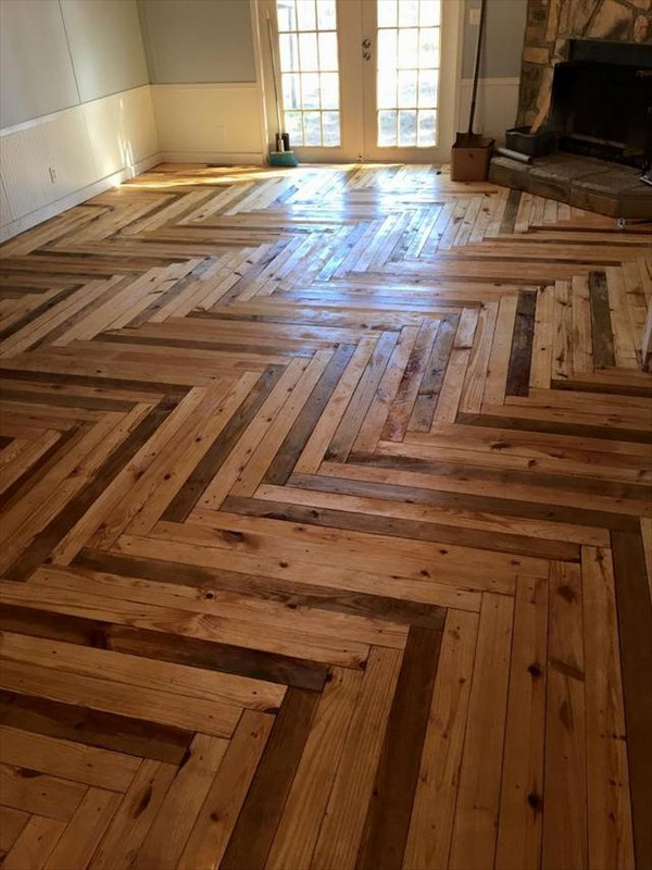 Best ideas about DIY Wood Floors Cheap
. Save or Pin Pallet flooring – upcycling ideas to have a beautiful Now.