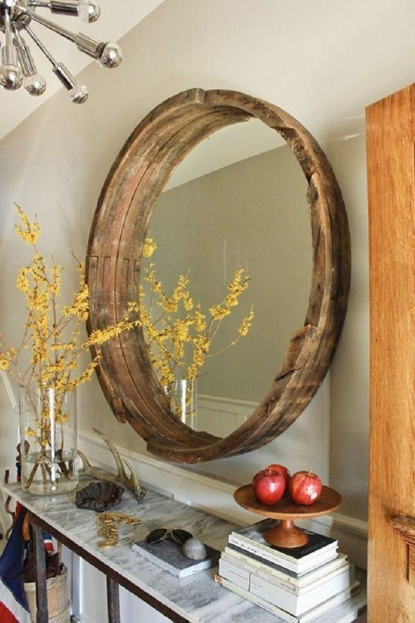 Best ideas about DIY Wood Mirror Frame
. Save or Pin DIY Mirror decoration ideas for striking mirror frames Now.