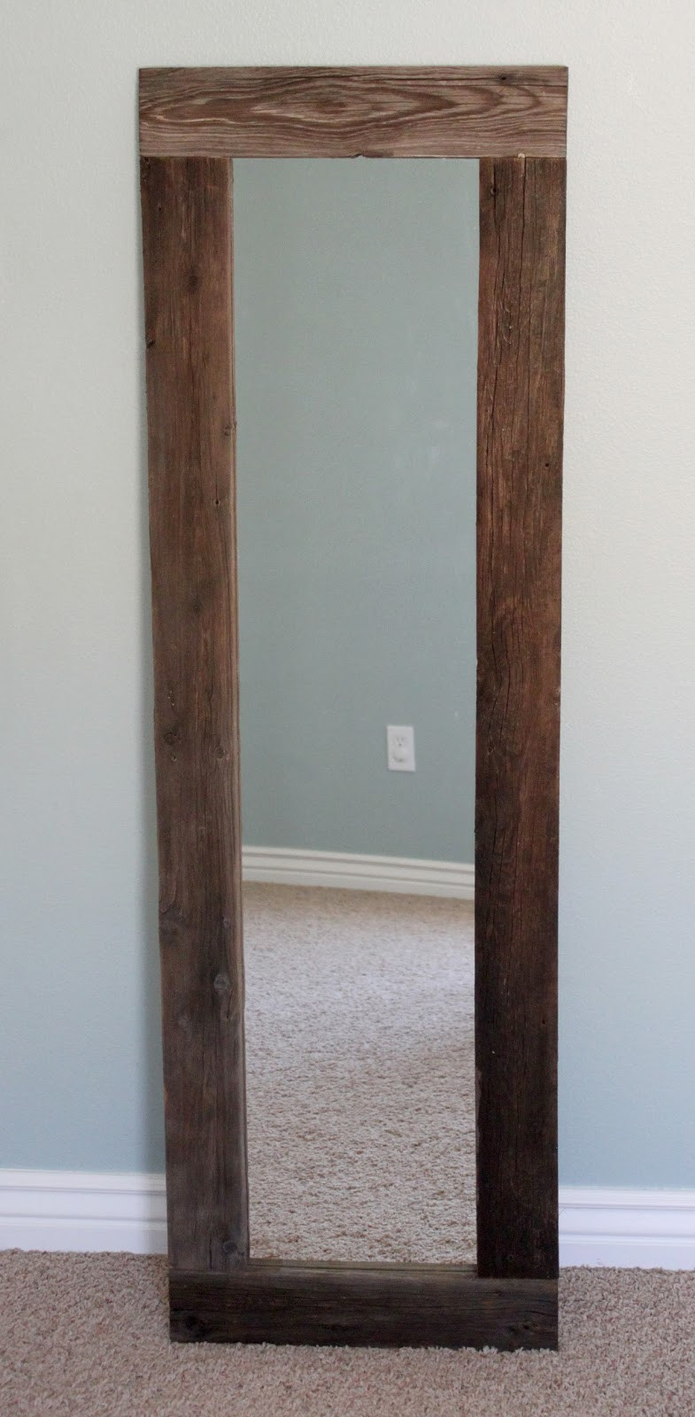 Best ideas about DIY Wood Mirror Frame
. Save or Pin creatively christy DIY Reclaimed Wood Framed Mirror Now.