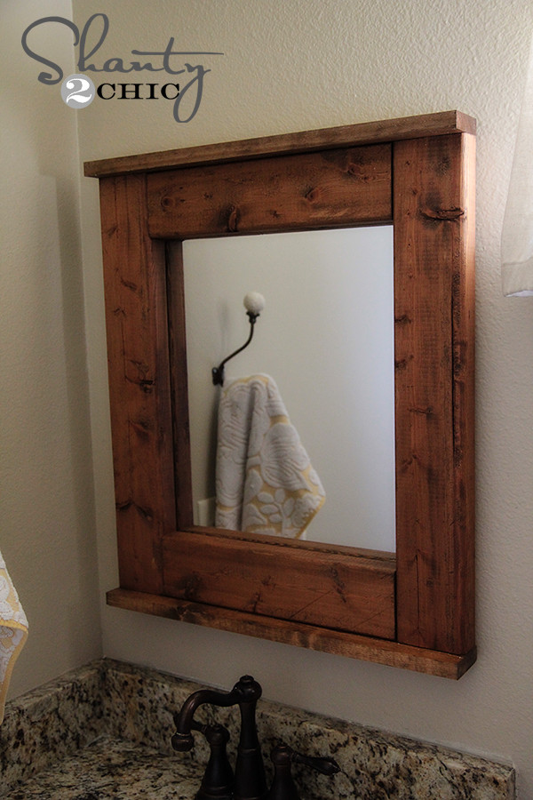Best ideas about DIY Wood Mirror Frame
. Save or Pin DIY Wooden MIrror Shanty 2 Chic Now.