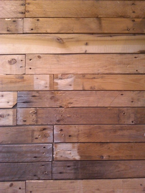 Best ideas about DIY Wood Pallet Wall
. Save or Pin DIY Wood Pallet Wall Shelterness Now.