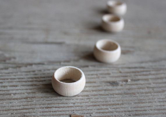 Best ideas about DIY Wooden Rings
. Save or Pin Unfinished Wood Ring DIY Jewelry set of 5 Wood Rings Now.