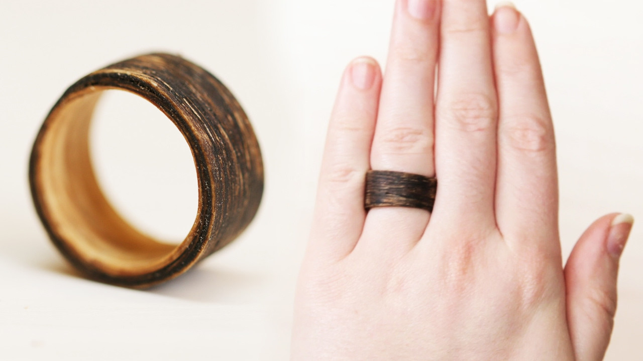 Best ideas about DIY Wooden Rings
. Save or Pin DIY Two Tone Wooden Ring Now.