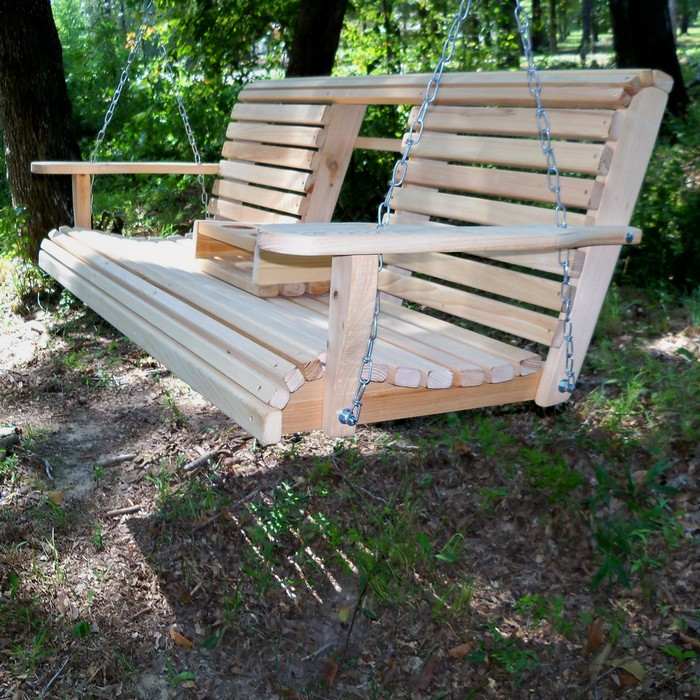 Best ideas about DIY Wooden Swing
. Save or Pin Unwind in your yard with a DIY wood porch swing with cup Now.