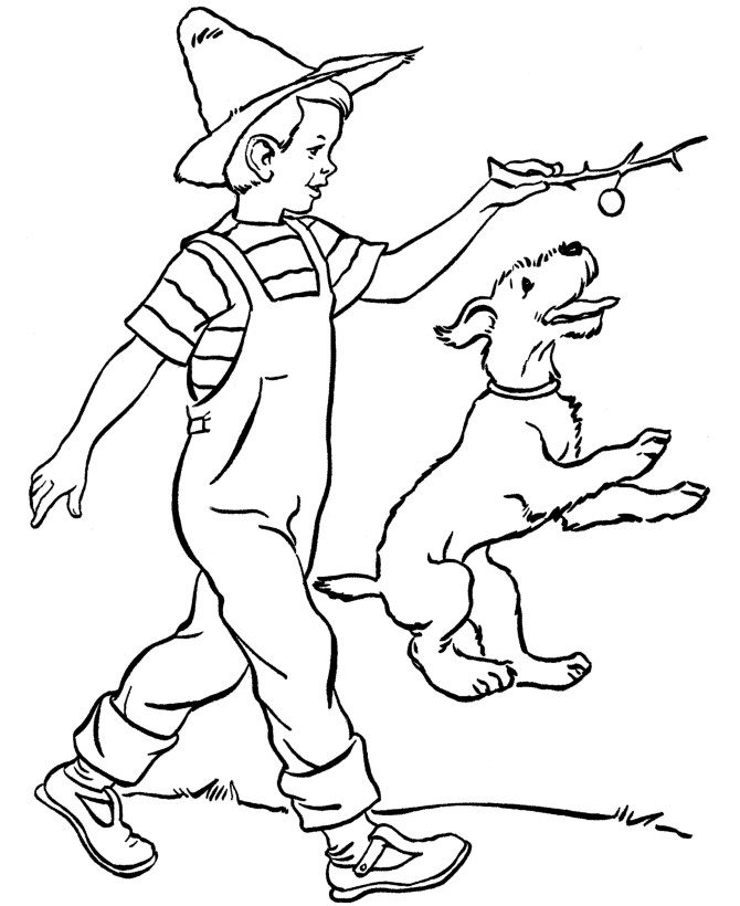 Best ideas about Dog Coloring Pages For Boys
. Save or Pin Boy Playing With Dog Coloring Page Coloring Home Now.