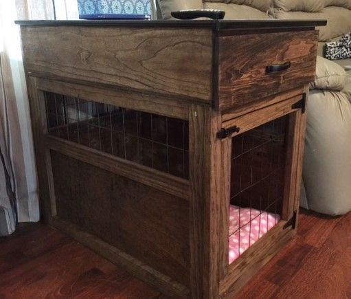 Best ideas about Dog Crate End Table DIY
. Save or Pin Dog crate end table DIY Now.