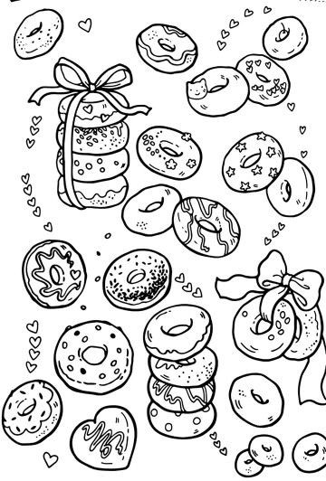 Best ideas about Donut Coloring Pages For Teens
. Save or Pin Doughnuts Art Drawing Ideas Inspiration Now.
