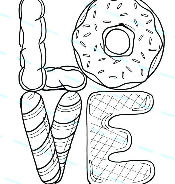 Best ideas about Donut Coloring Pages For Teens
. Save or Pin Donut coloring page doughnut coloring page raovattoanquoc Now.