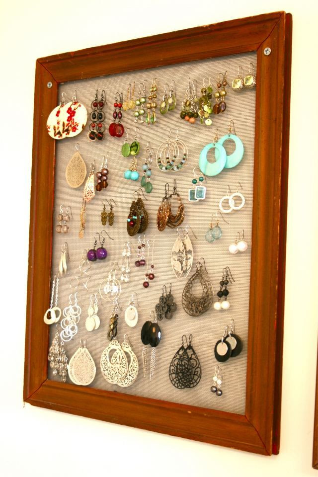 Best ideas about Earring Organizer DIY
. Save or Pin 1000 images about Earring holder DIY on Pinterest Now.