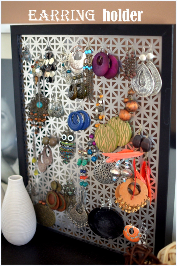 Best ideas about Earring Organizer DIY
. Save or Pin DIY Earring Holder PLACE OF MY TASTE Now.