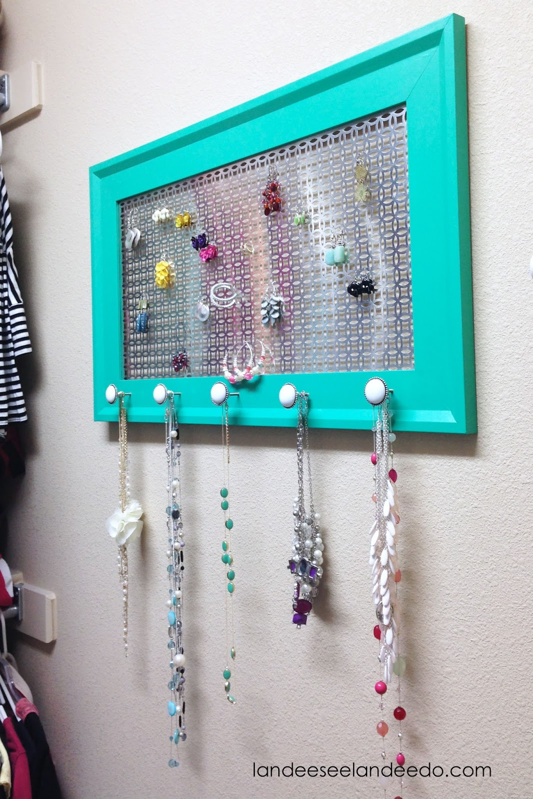 Best ideas about Earring Organizer DIY
. Save or Pin DIY Jewelry Organizer Now.