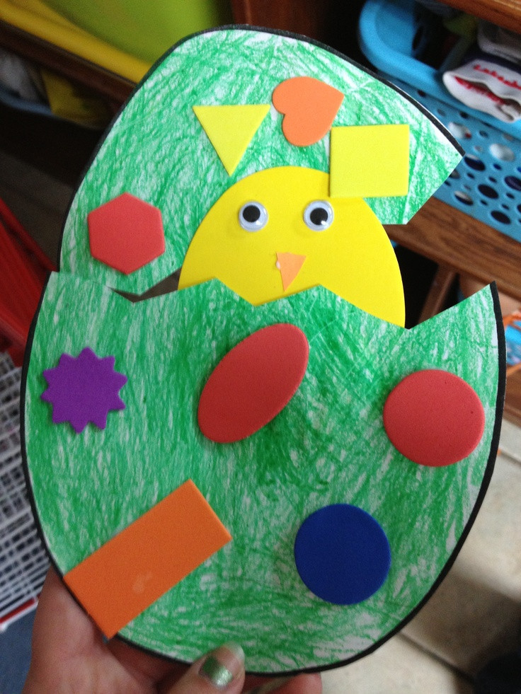 Best ideas about Easy Crafts For Preschoolers
. Save or Pin Preschool Crafts for Kids Easy Easter Chick Egg Now.