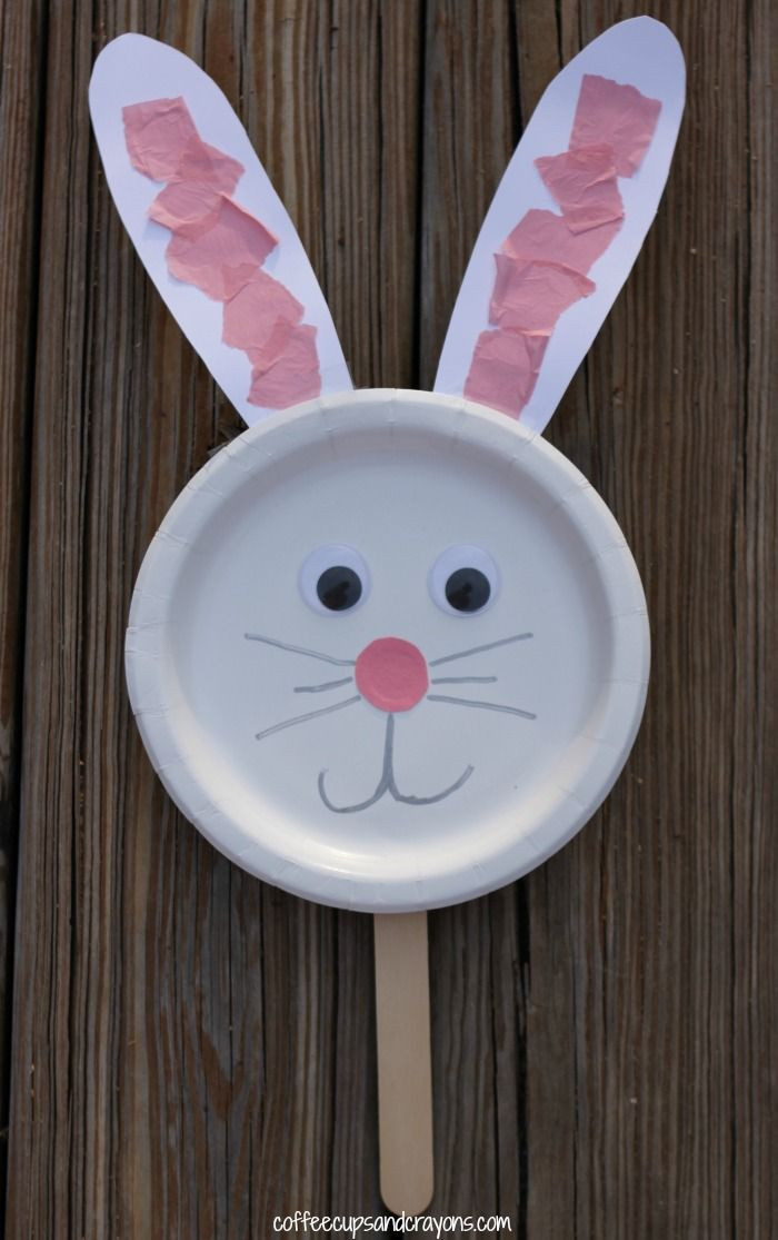 Best ideas about Easy Crafts For Preschoolers
. Save or Pin Bunny Paper Plate Puppet Craft Easter Now.