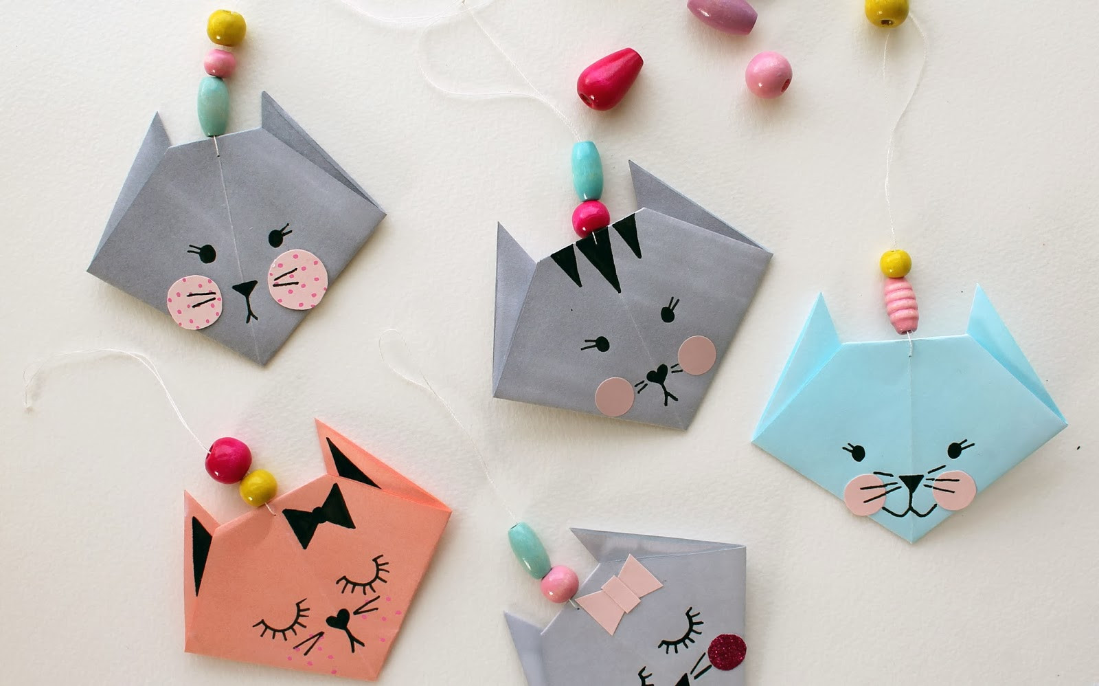 Best ideas about Easy Things For Kids To Make
. Save or Pin Gatitos de origami Now.
