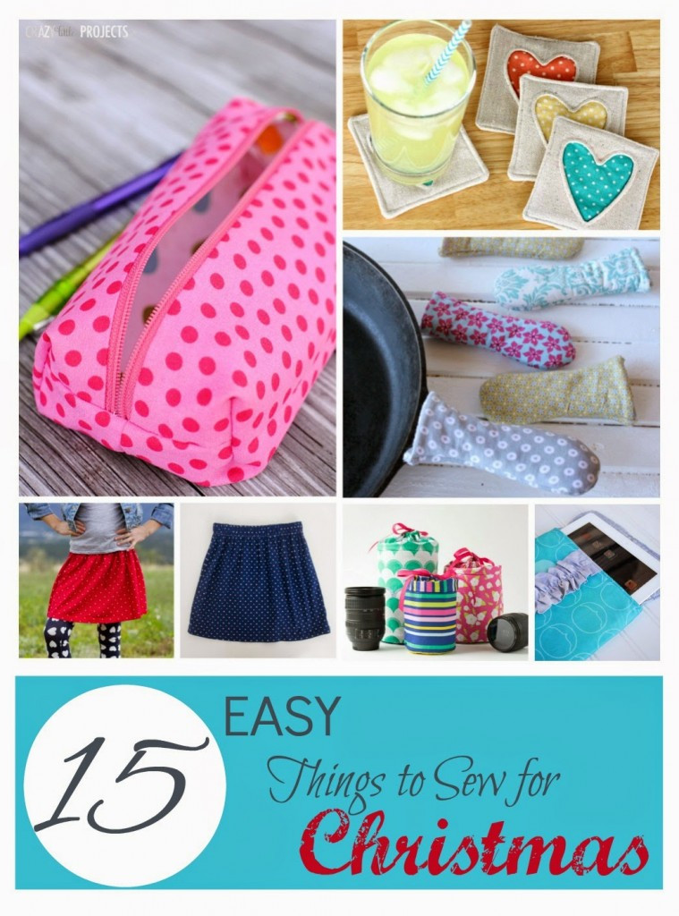 Best ideas about Easy Things For Kids To Make
. Save or Pin 15 EASY things to Sew for Christmas Presents Now.