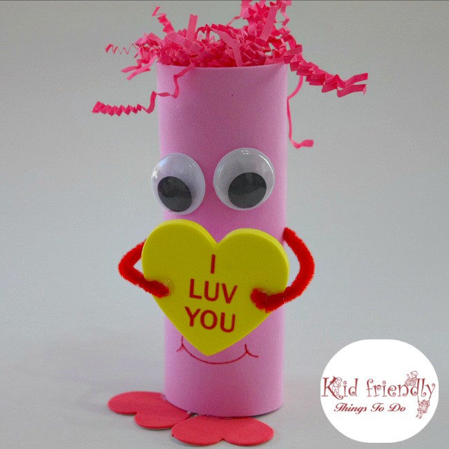 Best ideas about Easy Things For Kids To Make
. Save or Pin Easy Valentine Creature Craft for Kids to Make Now.