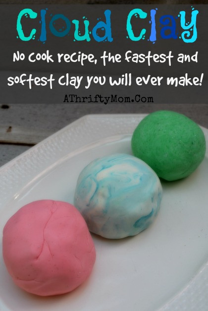 Best ideas about Easy Things For Kids To Make
. Save or Pin Cloud Clay Softest Clay EVER ly 2 ingre nts NO COOK Now.