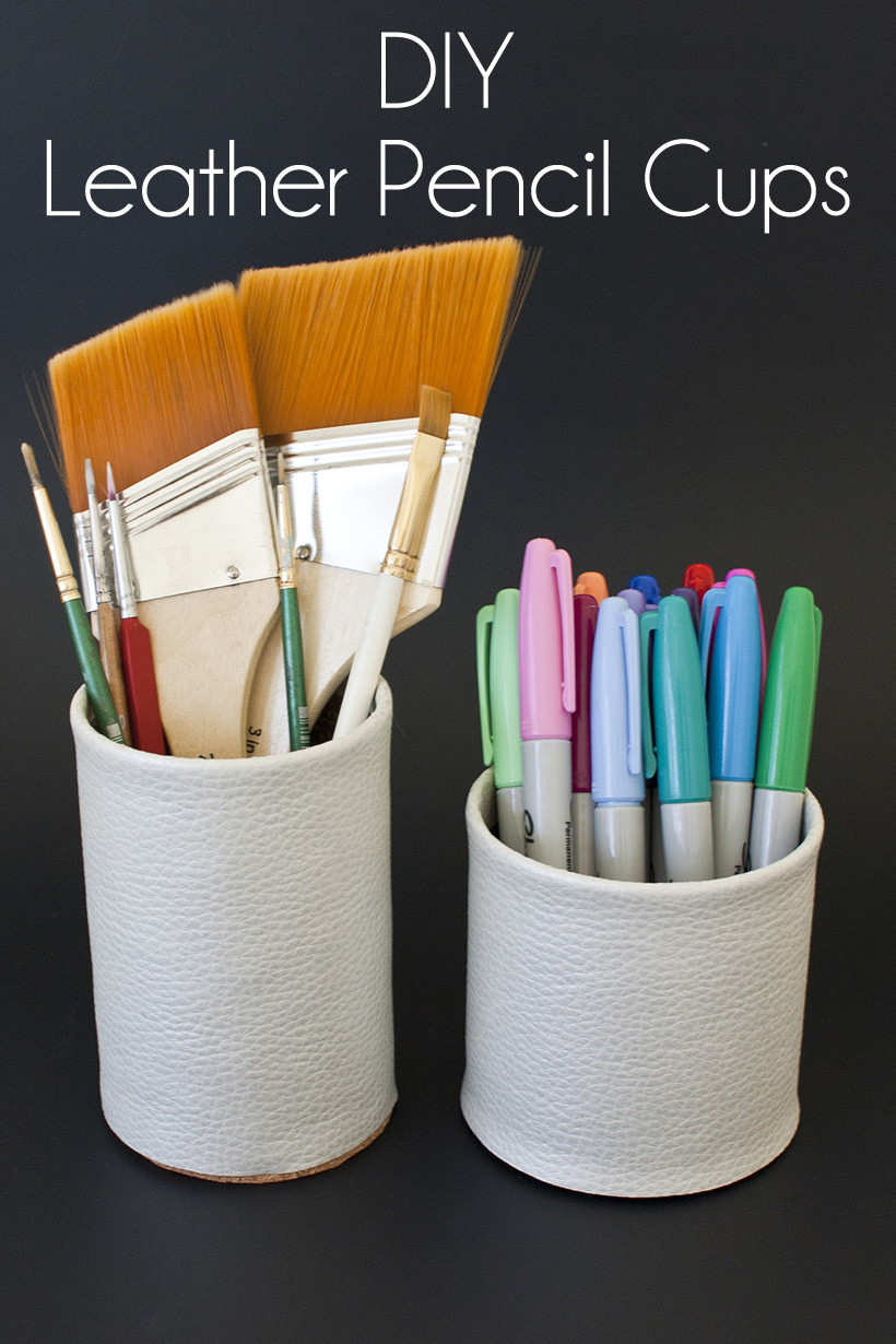 Best ideas about Easy Things For Kids To Make
. Save or Pin DIY Faux Leather Pencil Cup DIY in PDX Now.