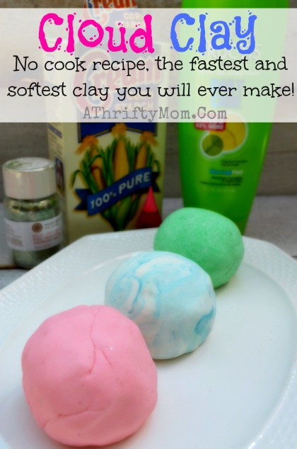 Best ideas about Easy Things For Kids To Make
. Save or Pin Cloud Clay Softest Clay EVER ly 2 ingre nts NO COOK Now.