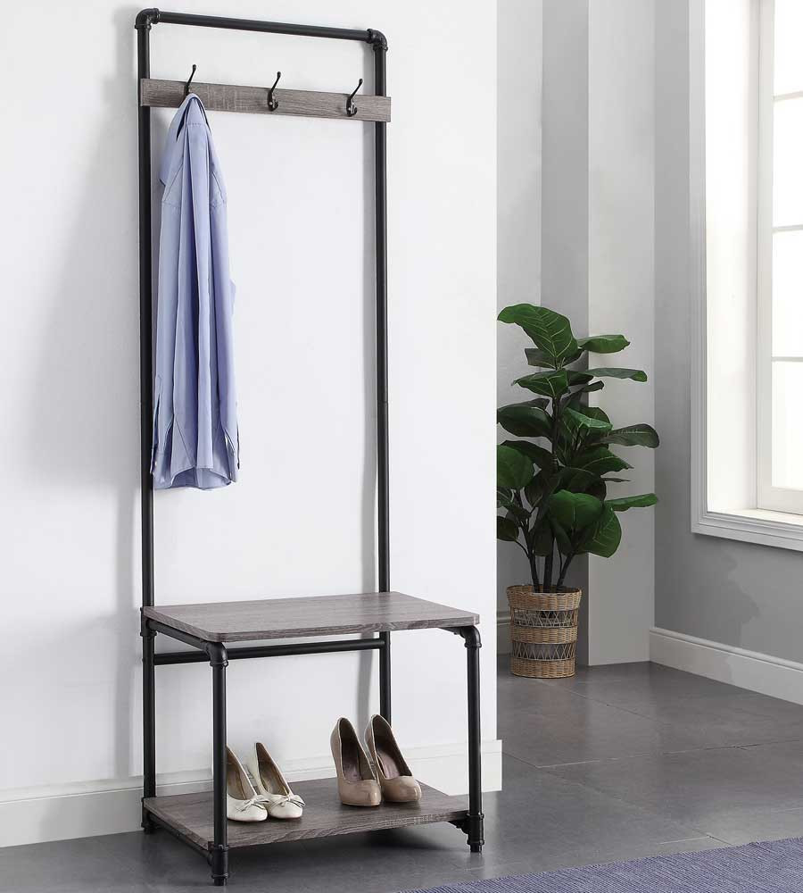 Best ideas about Entryway Bench And Coat Rack
. Save or Pin Pipe Style Foyer Bench and Coat Rack in Entryway Storage Now.