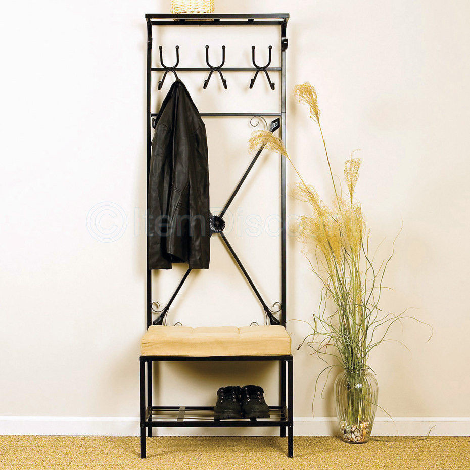 Best ideas about Entryway Bench And Coat Rack
. Save or Pin 12 Hook Metal Hat Bag Coat Rack Stand Entryway Hall Tree Now.