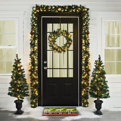 Best ideas about Entryway Christmas Tree
. Save or Pin Pre Lit Entryway Christmas Scene 6 Piece Now.