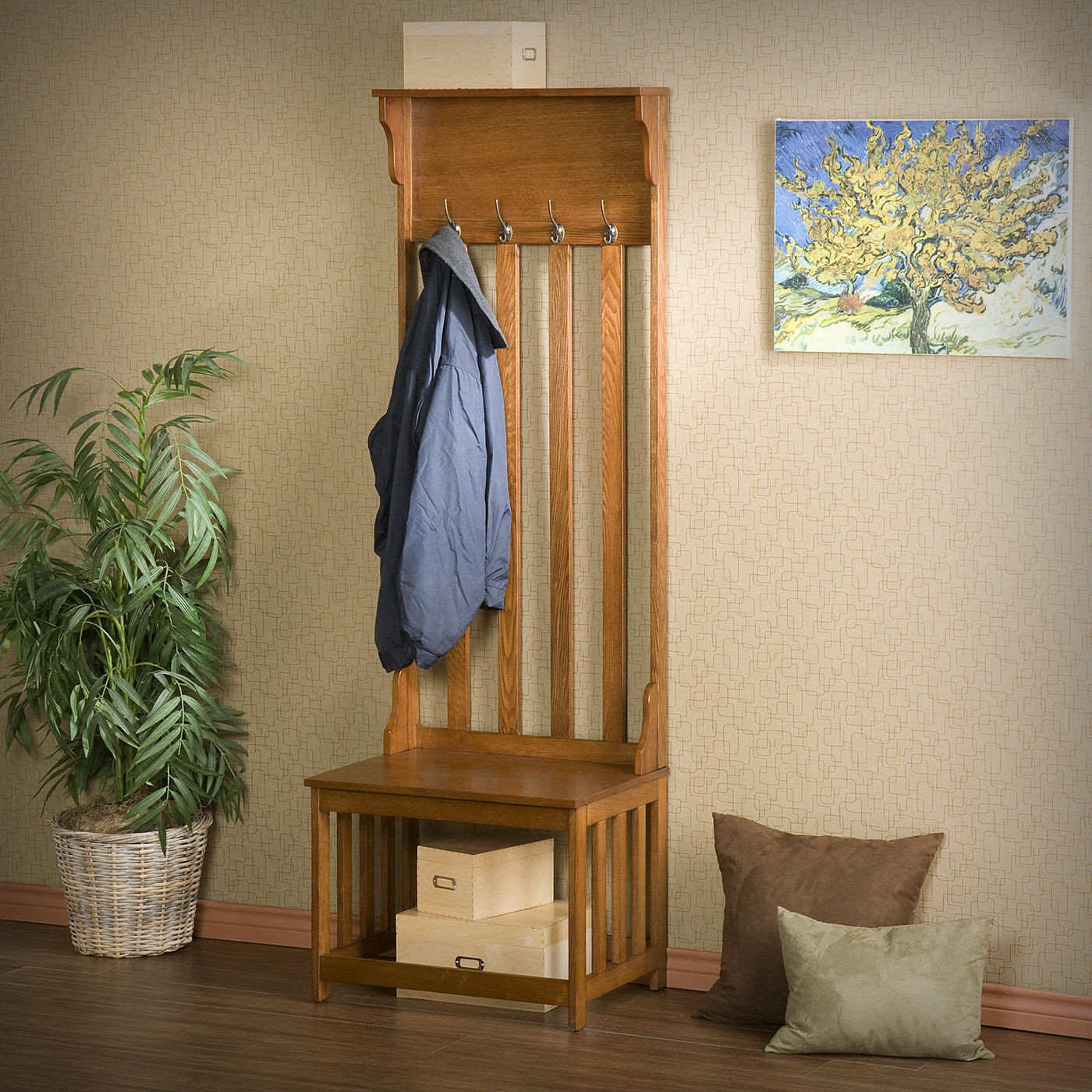 Best ideas about Entryway Coat Rack
. Save or Pin Oak Entryway Coat Rack And Bench — STABBEDINBACK Foyer Now.