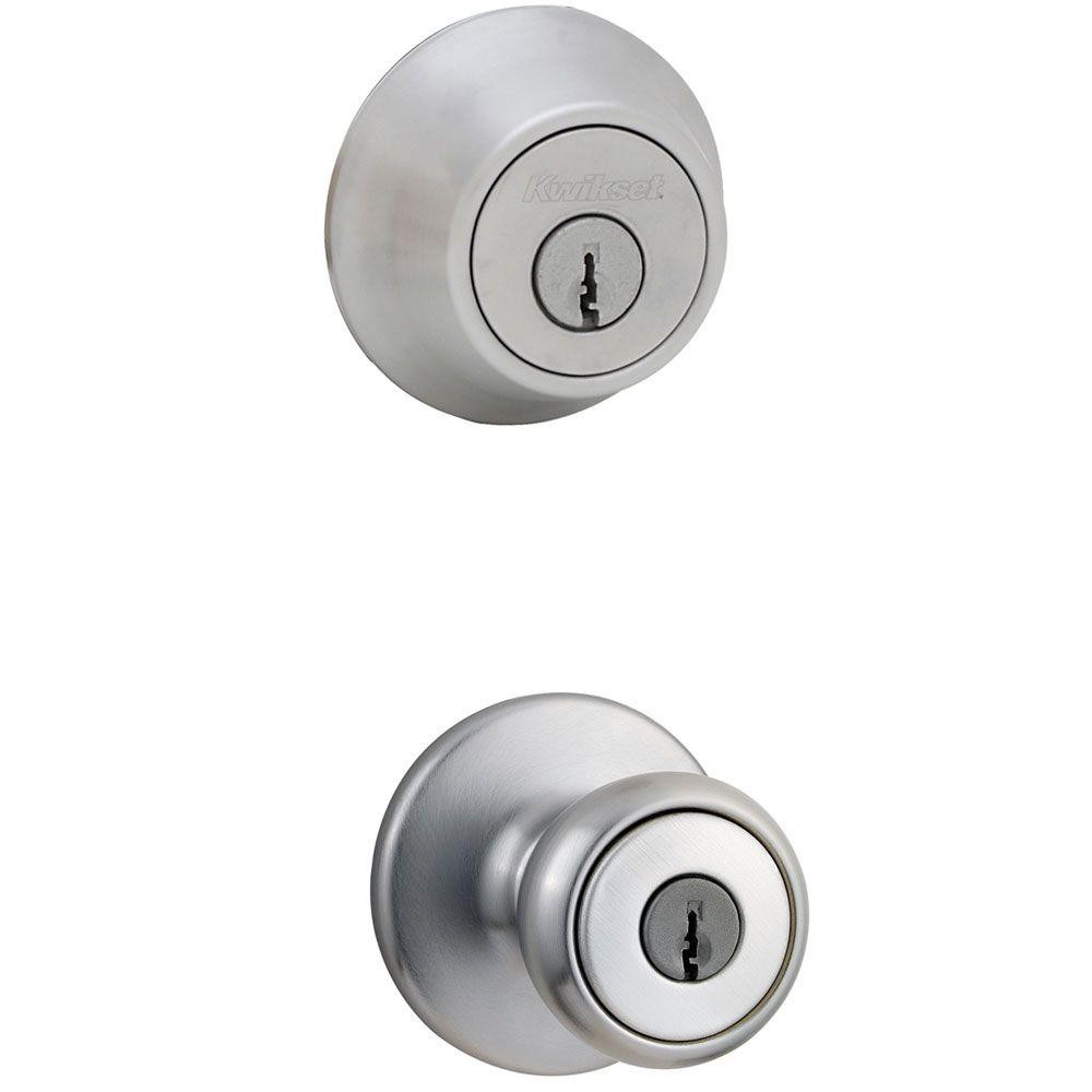 Best ideas about Entryway Door Knobs
. Save or Pin Kwikset Tylo Satin Chrome Entry Knob and Single Cylinder Now.