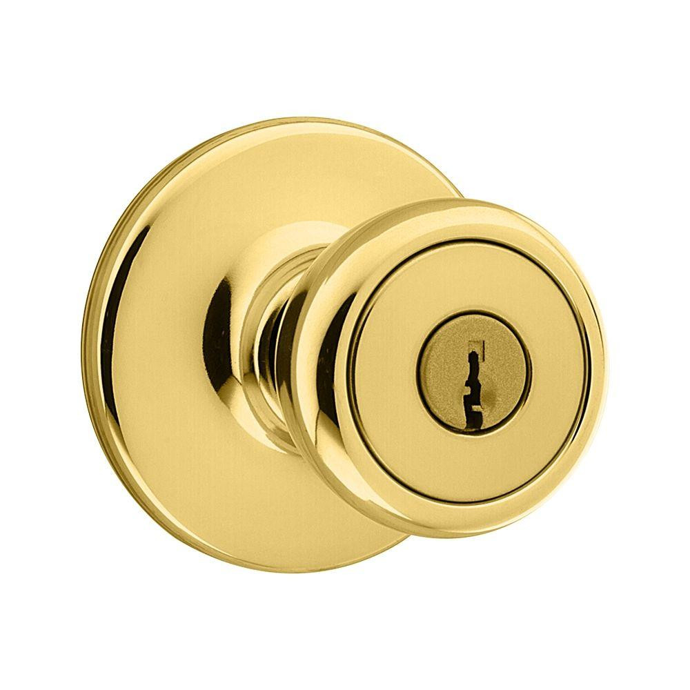 Best ideas about Entryway Door Knobs
. Save or Pin Kwikset Tylo Polished Brass Entry Knob 400T 3 6AL RCS Now.