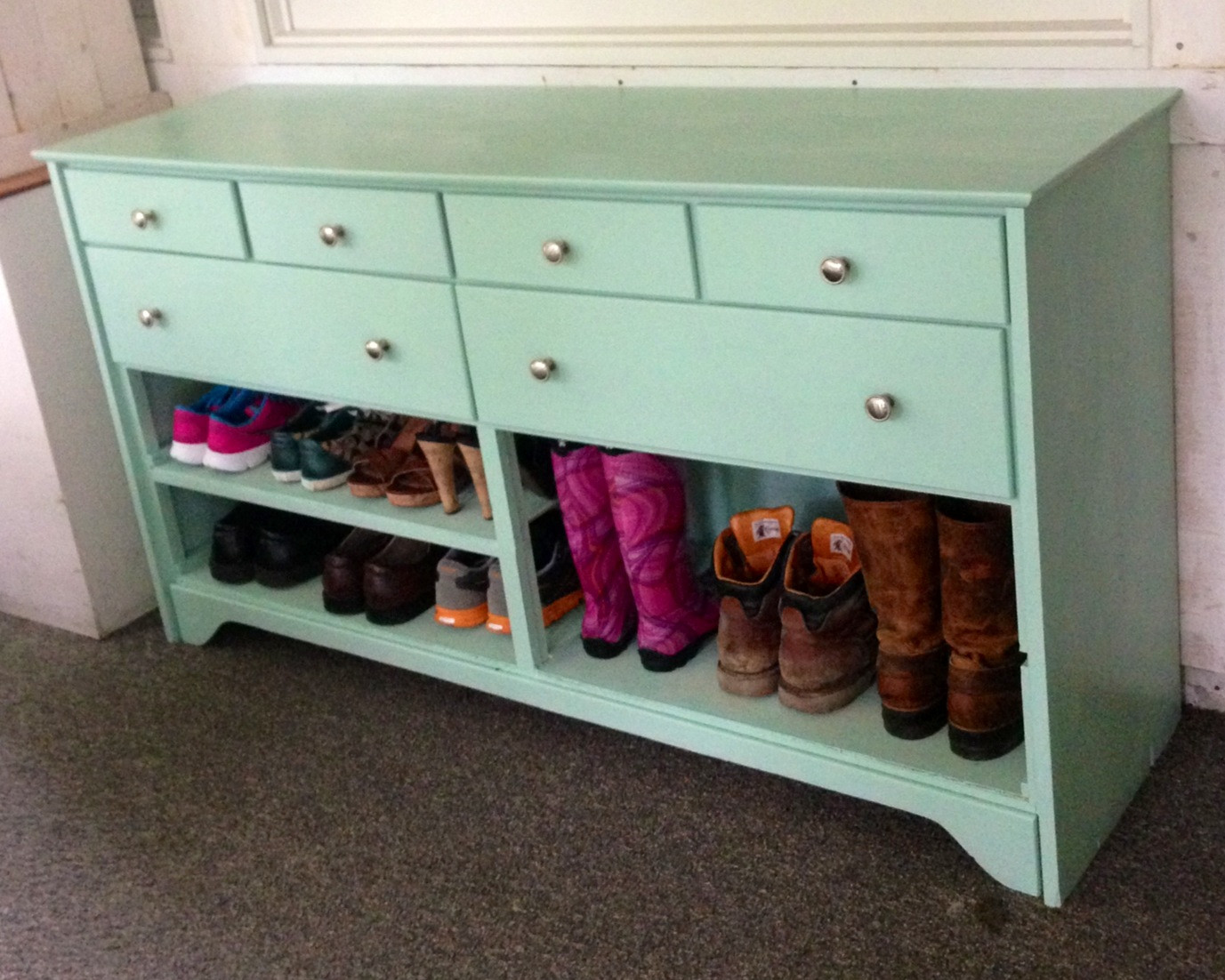 Best ideas about Entryway Shoe Rack
. Save or Pin Painted Entryway Shoe Rack — STABBEDINBACK Foyer Now.