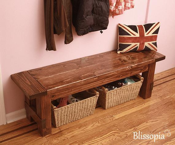 Best ideas about Farmhouse Entryway Bench
. Save or Pin Farmhouse Bench Wood Dining Bench Entryway Bench Now.