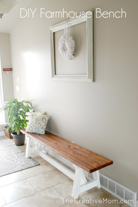 Best ideas about Farmhouse Entryway Bench
. Save or Pin How to Build a Farmhouse Bench for under $20 The Now.
