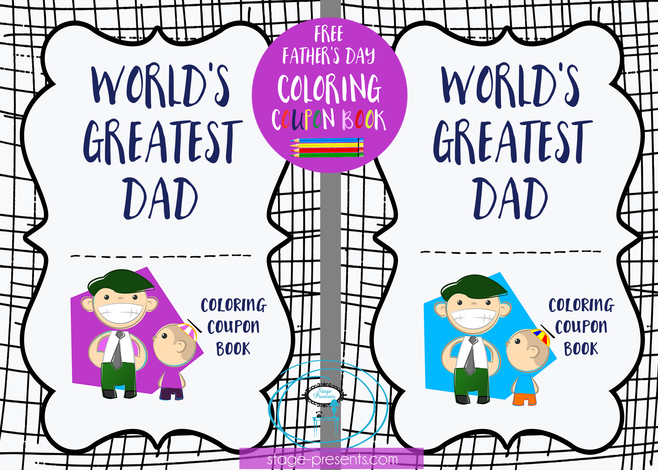 Best ideas about Father'S Day Coupon Book Printable Coloring Pages
. Save or Pin Celebrate Dad with this Free Father s Day Coloring Coupon Now.