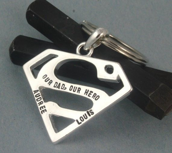Best ideas about Father'S Day DIY Gifts
. Save or Pin Father s Day Gift for Dad Personalized Superman Keychain Now.