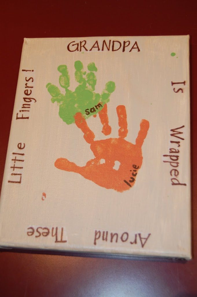Best ideas about Fathers Day Gift Ideas For Grandad
. Save or Pin Grandparent s Day Handprint Round Up Fun Handprint Art Now.