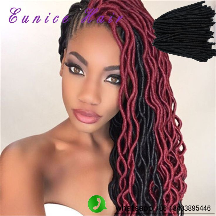Best ideas about Faux Locs Hairstyles Crochet
. Save or Pin Synthetic Soft Dread Faux Locks Crochet Braids Now.