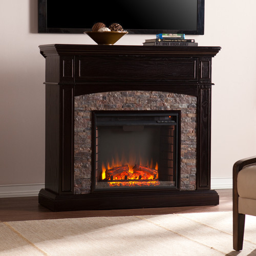 Best ideas about Faux Stone Electric Fireplace
. Save or Pin Three Posts Boston Faux Stone Corner Electric Fireplace Now.