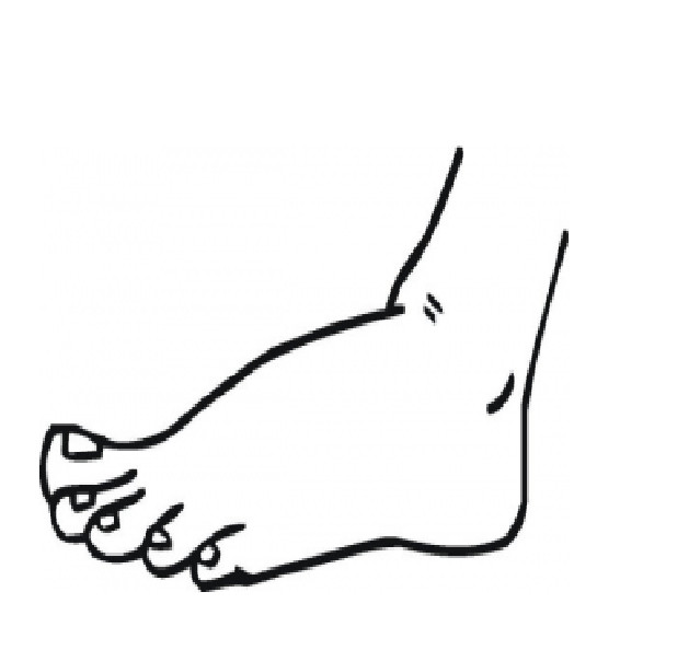 Best ideas about Feet Coloring Pages For Kids
. Save or Pin Desenho de Pé esquerdo para colorir Tudodesenhos Now.