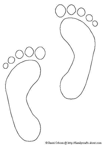 Best ideas about Feet Coloring Pages For Kids
. Save or Pin How to Make Footprint Crafts Now.