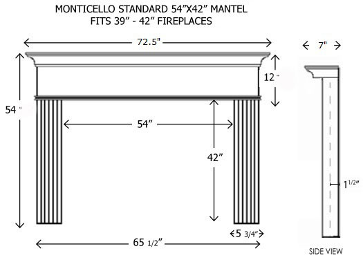 Best ideas about Fireplace Mantel Height
. Save or Pin Wood Fireplace Mantels Builder Mantels Now.