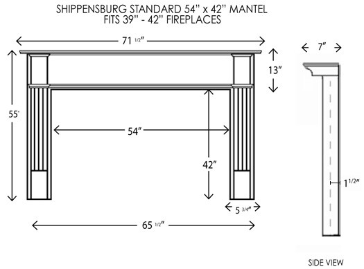 Best ideas about Fireplace Mantel Height
. Save or Pin Wood Fireplace Mantels Now.
