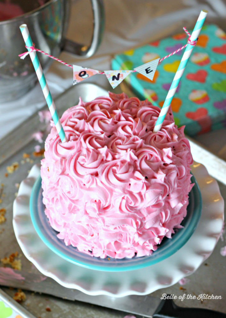Best ideas about First Birthday Cake Recipe
. Save or Pin 1st Birthday Smash Cake Tutorial Simple Vanilla Cake Now.