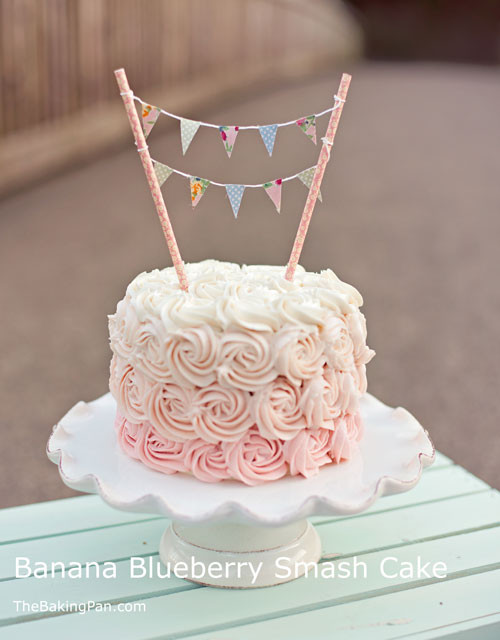 Best ideas about First Birthday Cake Recipe
. Save or Pin Banana Blueberry Smash Cake Recipe Now.
